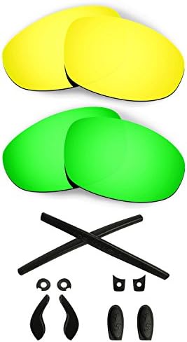 HKUCO Replacement Lenses And Earsocks Rubber Kit For Oakley Juliet