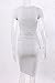 Missufe Women's Short Sleeve Ruched Casual Sundress Midi Bodycon T Shirt Dress