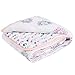 aden + anais Essentials Dream Blanket, Muslin Baby Blankets for Girls & Boys, Ideal Lightweight Newborn Nursery & Crib Blanket, Unisex Toddler & Infant Bedding, Shower & Registry Gift, Pretty Pink