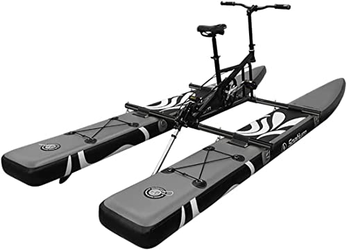 HTONVK Moto d'Acqua, Kayak da Turismo per Sport Acquatici SUP, Pedalò Gonfiabile, Kayak a Pedali per Barche da Pesca gonfiabili Rilascia la Tua Mano Divertiti con l'acqua e la Pesca