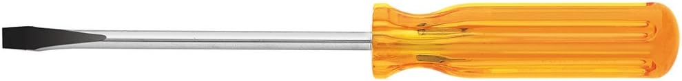 Klein Tools 3/8-Inch Keystone Tip Screwdriver, Plastic Handle, 8-Inch BD408, Orange