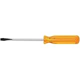 Klein ToolsBD156 5/16-Inch Flat Head Screwdriver, Keystone Tip with 6-Inch Round Shank and Comfordome Handle