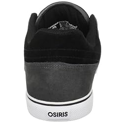 Osiris Men's Tron Vulc Skate Shoe,Black/Grey/Rider