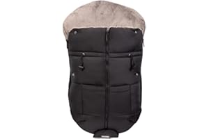 AGACAS Stroller Footmuff - Universal Winter Thicken Bunting Sleeping Bag, Water Repellent Cover, Shearing Blanket, Fits All Pushchair/Pram/Car Seats with Warm Hand Gloves/Warmmuffs