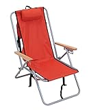 Rio Gear Original Steel Backpack Chair- Red