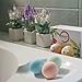 Vegan, Organic Bath Bombs Set :: 6 Bath Fizzies, 100% Natural with Moisturizing, Fragrant Essential Oils :: Jumbo 4.2 Oz. Size, Gift Boxed with Bonus Pumice Stone by Kalooi