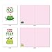 The Best Card Company - 10 Funny Assorted Blank Humor Notecards Box Set 4 x 5.12 Inch w/Envelopes Loving Cartoons for Men, Women (10 Designs, 1 Each) - Romantic Yummy Puns M5659OCB-B1x10