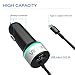 Vinsic USB Type C Car Charger Adapter with 4.8A Type-C Cable and Standard USB A Outputs for Apple MacBook 12