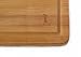 Classic Bamboo Extra Large Bamboo Cutting Board with Drip Groove on Top Side