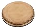 SKAVIJ Copper Stainless Steel Round Dinnerware Service Platter Thali (12 Inch, Pack of 2)