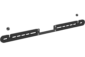 WALI Soundbar Mount for Sonos Arc and Sonos Arc Ultra - Sound bar Wall Mount Bracket, Minimalist Design, Perfect for Under TV Installation, Black