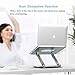 Laptop Stand, Boyata Laptop Holder, Multi-Angle Stand with Heat-Vent to Elevate Laptop, Adjustable Notebook Stand for Laptop up to 17 inches, Compatible for MacBook, HP Laptop and so on – Space Graythumb 2