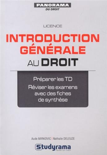 Introduction générale au droit