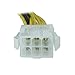 6 Pin Female to Dual 8 Pin (6+2) Male PCIe GPU Power Adapter Y-Splitter Cable 9.5-inch(24.2cm) (Pack of 2) COMeap