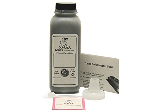 InkOwl - 1 Laser Toner Refill Kit for LEXMARK MS310, MS312, MS315, MS410, MS415, MS510, MS610 with new reset chip (5000 pages)