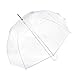 FiveMax 50 Inch Clear Bubble Umbrella (White)