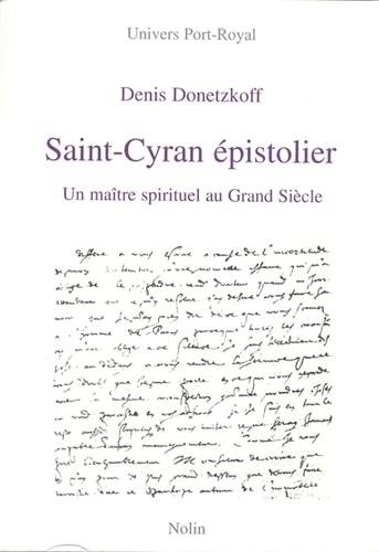 Saint-Cyran épistolier