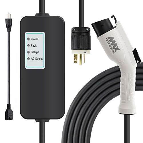 MAX GREEN Level 1&2 EV Charger, Electric Vehicle Charger (16A,100240V