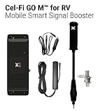 Cel-Fi GO M for RVs | T-Mobile Cell Phone Smart Signal Booster 4G LTE | RV Wideband Antenna and Amplifier Kit | All Carriers with Carrier Switching | Multiuser Gain Up to 70 dB