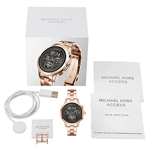 Michael-Kors-Damen-Smartwatch-mit-Edelstahl-Armband-MKT5046