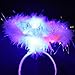 Angel Halo Headband - Halo Light Up with Soft Genuine Marabou Feathers - Headband in White for Christmas, Halloween, Cosplay, Party, Theater Costume Accessory - Fits Most Children and Adults (2 pack)