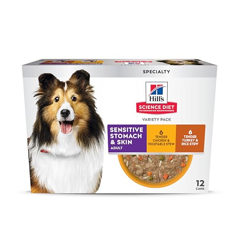 Hill's Science Diet Adult Sensitive Stomach & Sensitive Skin Wet Dog Food Varie…