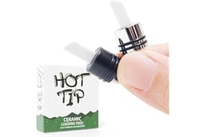 TAOMOIUP Quick Ceramic Heating Head Tip are Heating Multi-Tool for Slicing Wax or Viscous oil etc (Black & Silver)