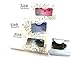 Zinkcolor Black and Pink Feather Tip False Eyelashes F247 Dance Halloween Costume