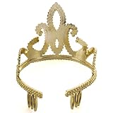 Gold Tiara Crown - Homecoming Queen Crown - Crown and Tiara - Queen Tiara by Funny Party Hats