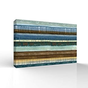 Wall26-Canvas Wall Art-Abstract Colorful Lines-Giclee Painting Wall Art for Bedroom Living Room Home Decoration - 12x18 inches