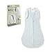 Woombie Convertible Nursery Swaddling Blanket - Swaddle Converts to Wearable Blanket for Babies Up to 3 Months - Vented (Mint O's, 5-13 lbs)