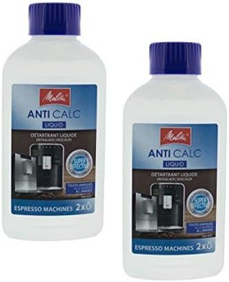 UINCLU Melitta Descaler Liquid Auto Coffee Machines 2 x 250ml Odour Neutral