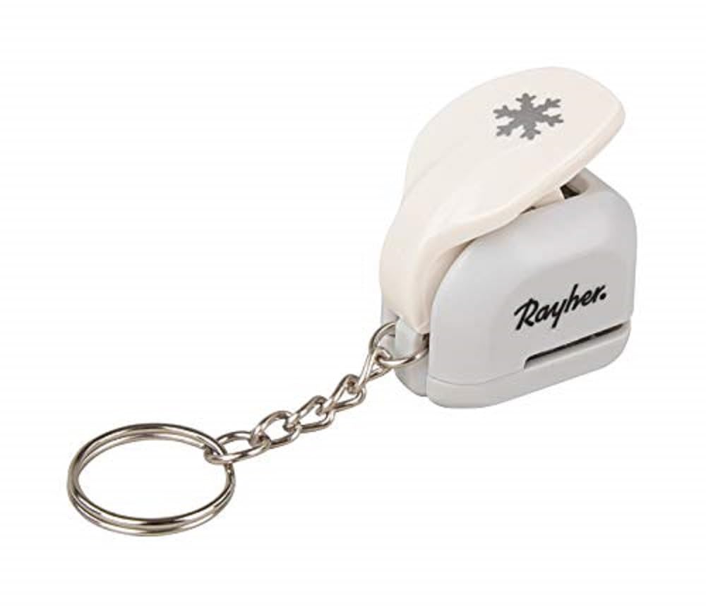 RAYHER HOBBY 69048000 Mini Punch Snowflake 0.95 cm Diameter (3/8 Inch) with Keys
