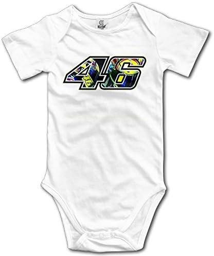 Valentino Rossi 46 Logo Motogp Unisex Baby Onesies Bodysuit
