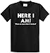 Joe's USA - Funny T-Shirts - Here I Am What Are Your Other Two Wishes: Sizes S-6XL
