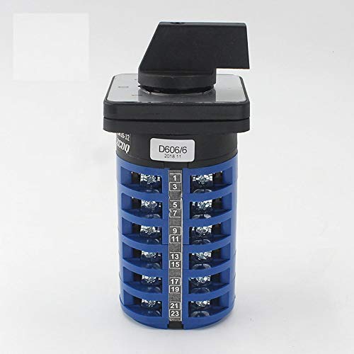 Changeover Selector Switch 20A 3 Position 24 Terminals 380V Universal Rotary Cam Selector