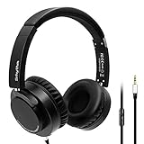 Active Noise Cancelling Headphones, Srhythm Wired On-Ear Headset with Microphone, Hi-Fi Stereo Deep Bass Foldable and Lightweight Headphones, Multi-angle Rotation Up To 180 Degrees With Carrying Bag