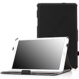 MoKo Samsung Galaxy Tab E 9.6 Case - Slim-Fit Multi-angle Folio Cover for Galaxy Tab E Wi-Fi / Tab E Nook 9.6-Inch Tablet Verizon 4G LTE Version, BLACK (NOT FIT Tab E 8.0 inch Tablet)