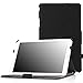 MoKo Samsung Galaxy Tab E 9.6 Case - Slim-Fit Multi-angle Folio Cover for Galaxy Tab E Wi-Fi / Tab E Nook 9.6-Inch Tablet Verizon 4G LTE Version, BLACK (NOT FIT Tab E 8.0 inch Tablet)