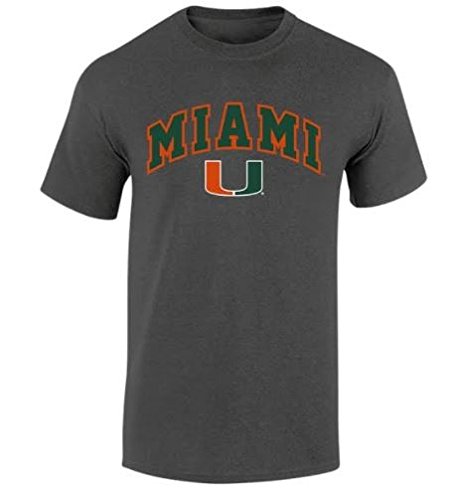 Miami Hurricanes TShirt Charcoal - XL