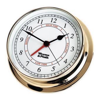 Weems & Plath Endurance Collection 125 Time and Tide Clock (Brass)