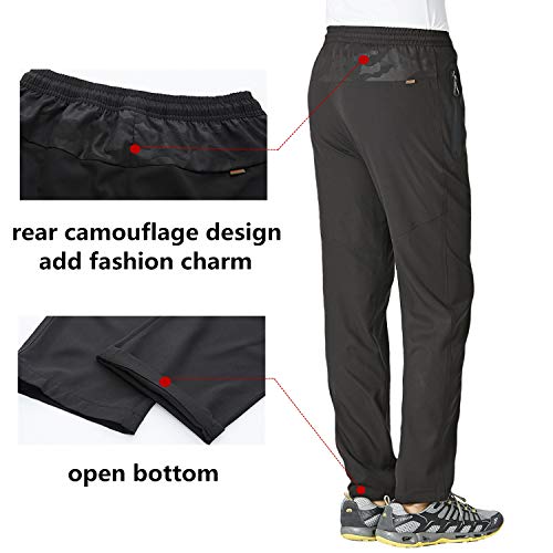 KEFITEVD-Jogger-Pants-for-Men-Lightweight-Quick-Dry-Hiking-Pants-Workout-Sweatpants-with-Pockets