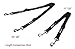 Leash Boss Extra Long Double Dog Leash Coupler for Large Dogs - 16-28 Inches - Adjustable 1 Inch Heavy Duty Nylon Leash Splitter for Large Dogs (1 Inch Wide x 16-28 Inches, Black)