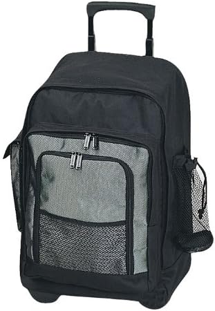 Goodhope 19" The Odyssey Backpack w/ Wheels Silver