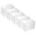 Evelots 50 Pack Cassette Tape Cases-Clear Plastic Storage-Audio-No Scratch/Dirt