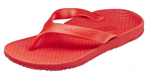 ARCHLINE Eva Sole/PVC Upper Flip Flops 38 Red/Red