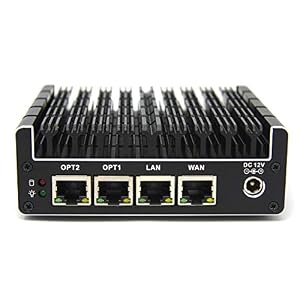Protectli Vault FW4B – 4 Port, Firewall Micro Appliance/Mini PC – Intel Quad Core, AES-NI, 8GB RAM, 120GB mSATA SSD