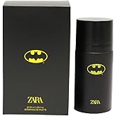 Zara Batmen DC Comic Cologne for Kids Bold & Adventurous Amber Fragrance with Mandarin Musk & Spicy Notes Scent Perfume Eau de Toilette EDT 50ml (1.69 fl. oz)