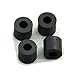 100PCS 6mm Black Nylon Round Spacer, OD 7mm, ID 3.2mm, Not Threaded, for M3 Screws, Plastic.