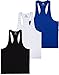 S-muscle Pro Men's Gym Workout Bodybuilding Stringer Tank Top Shirts (L, 3pack)